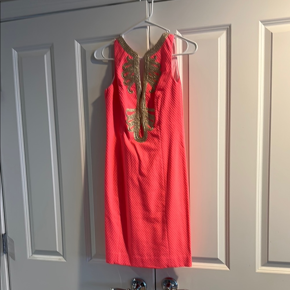 Lilly Pulitzer Janice Shift Dress in Pucker Pink Size 0
